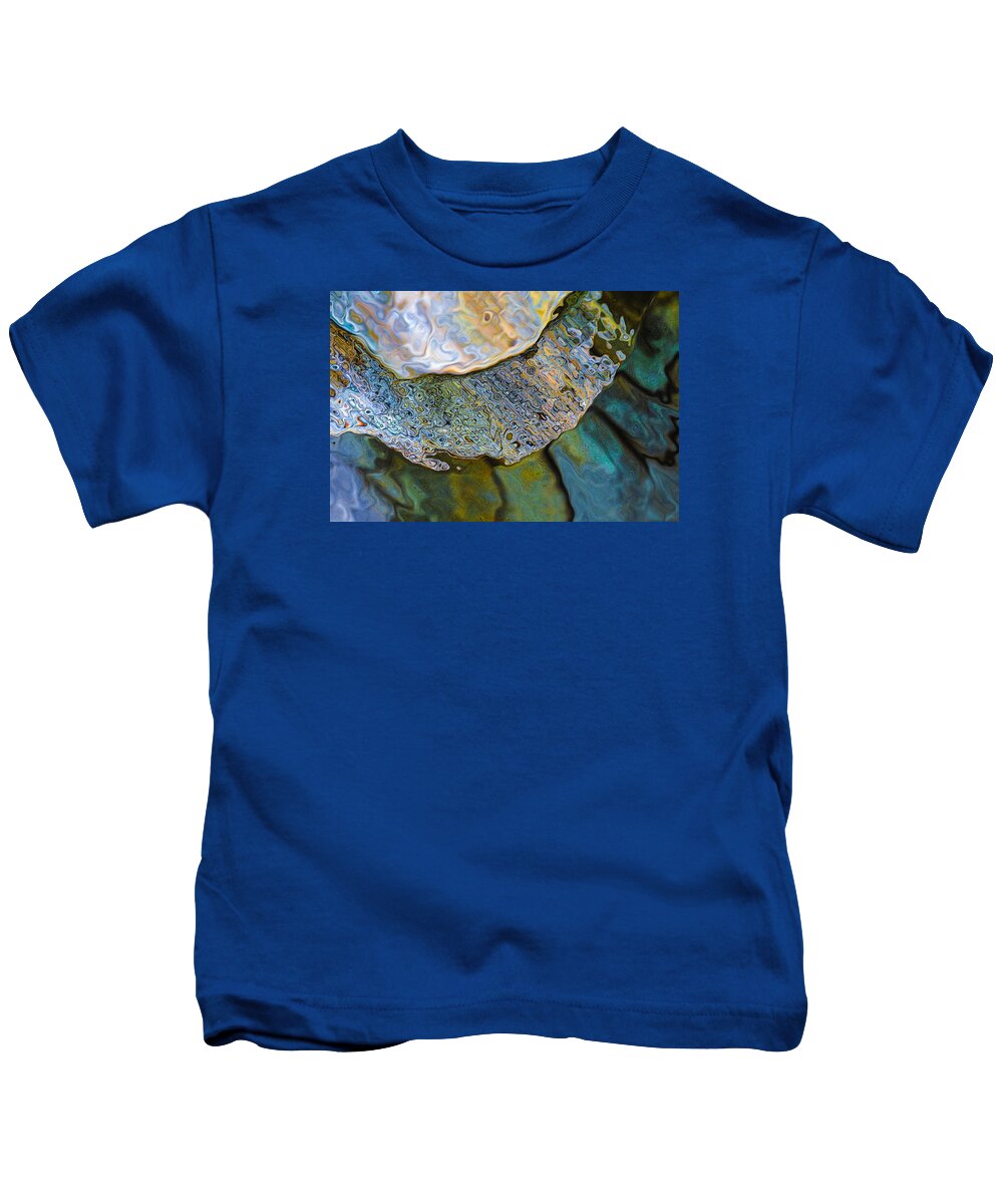 Wood Kids T-Shirt featuring the digital art Eye of the Woods by Lynellen Nielsen