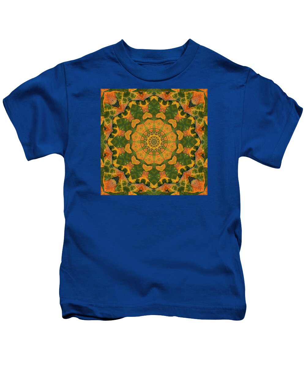 Mandalas Kids T-Shirt featuring the photograph Healing Mandala 9 by Bell And Todd