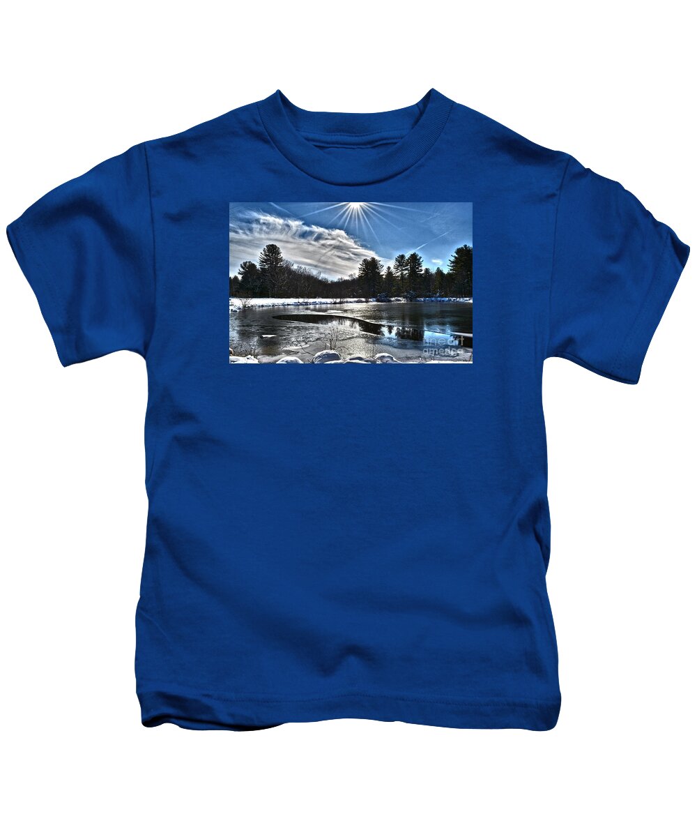 Winter Kids T-Shirt featuring the photograph Kindred by Dani McEvoy