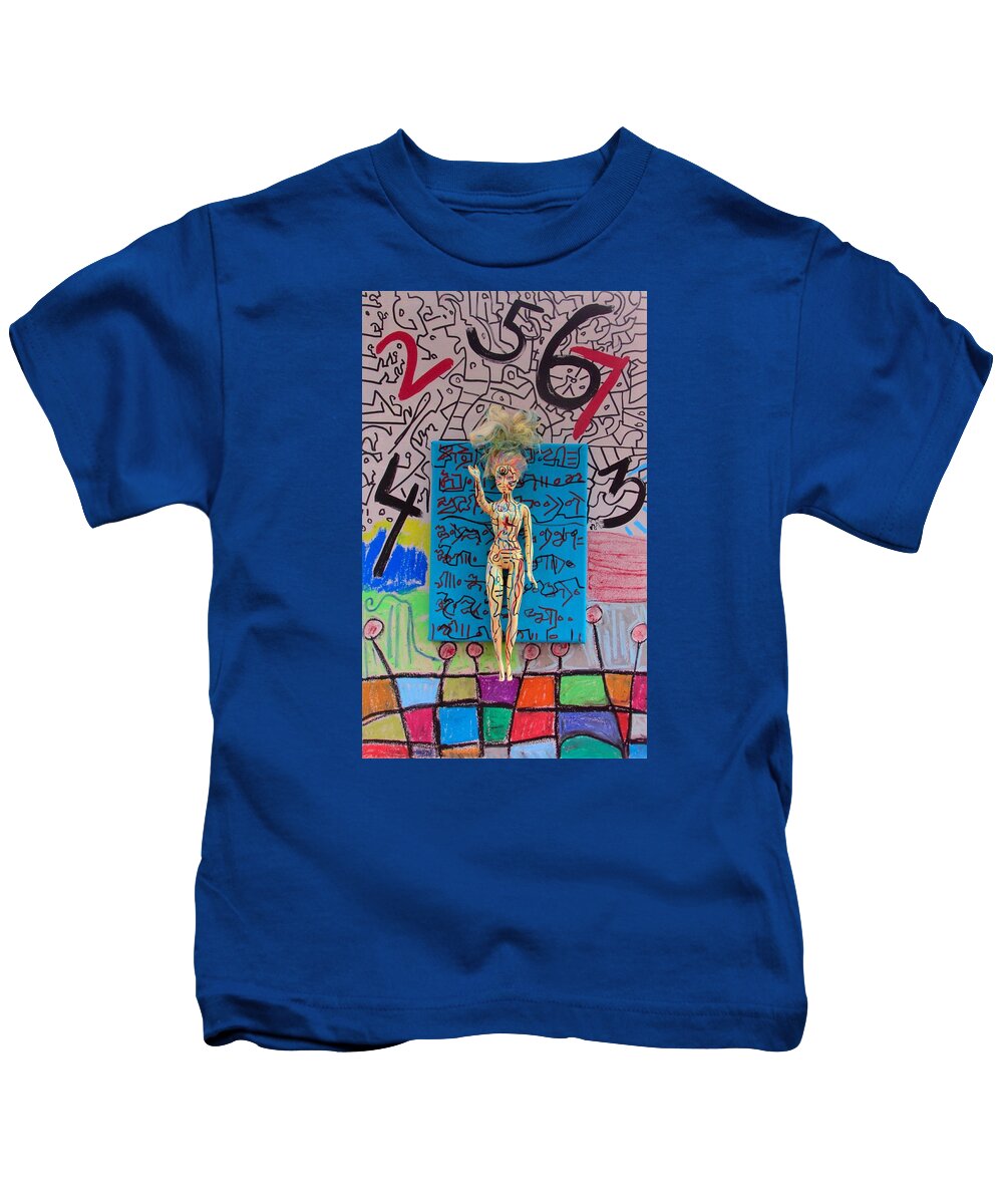 Herbal Tincture Kids T-Shirt featuring the painting Lemon Balm Herbal Tincture by Clarity Artists