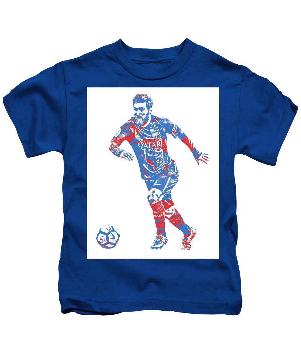verontreiniging Bewonderenswaardig Voorwaardelijk Lionel Messi F C BARCELONA ARGENTINA PIXEL ART 1 Kids T-Shirt by Joe  Hamilton - Pixels