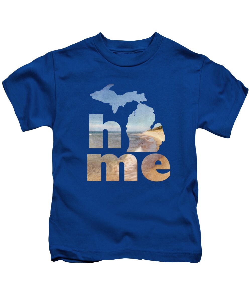 Michigan Kids T-Shirt featuring the photograph Michigan Home by Kadwell Enz