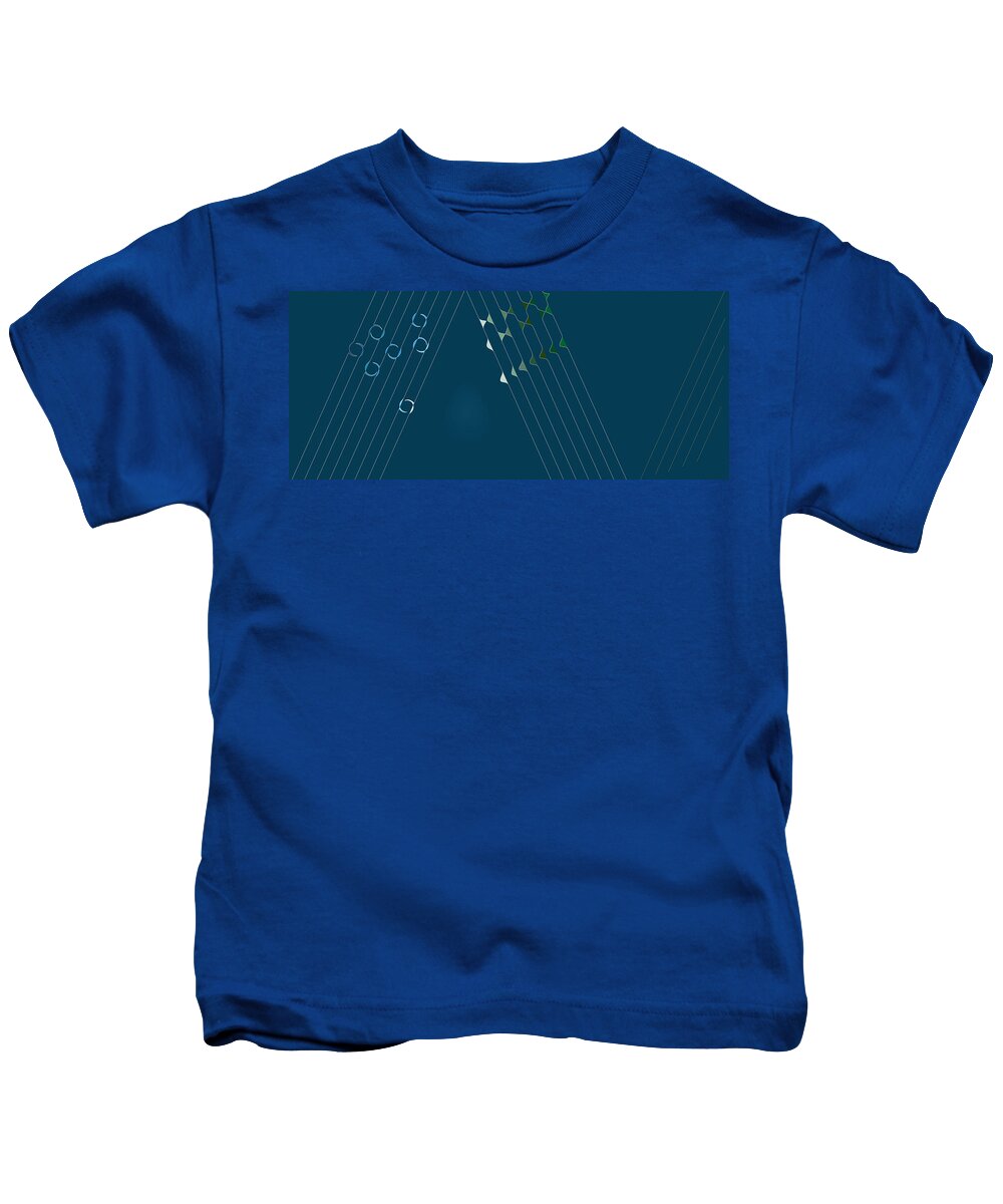 Sound Kids T-Shirt featuring the digital art Music Hall by Kevin McLaughlin