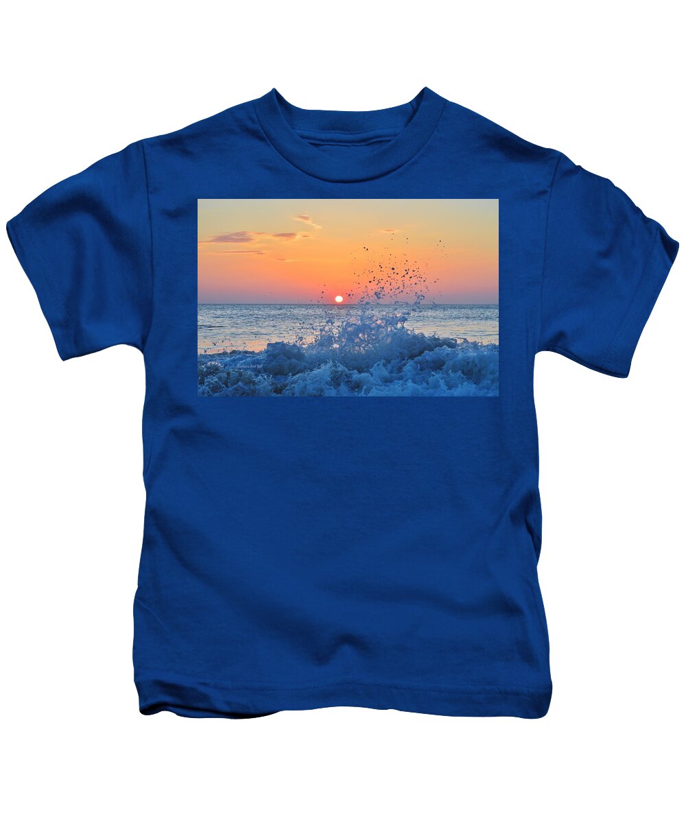 Outer Banks Kids T-Shirt featuring the photograph Nags Head Sunrise 7/15/16 by Barbara Ann Bell