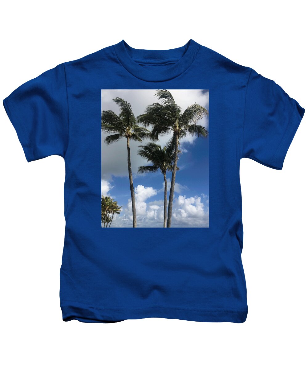 Palm Kids T-Shirt featuring the photograph Palm by Arlene Carmel