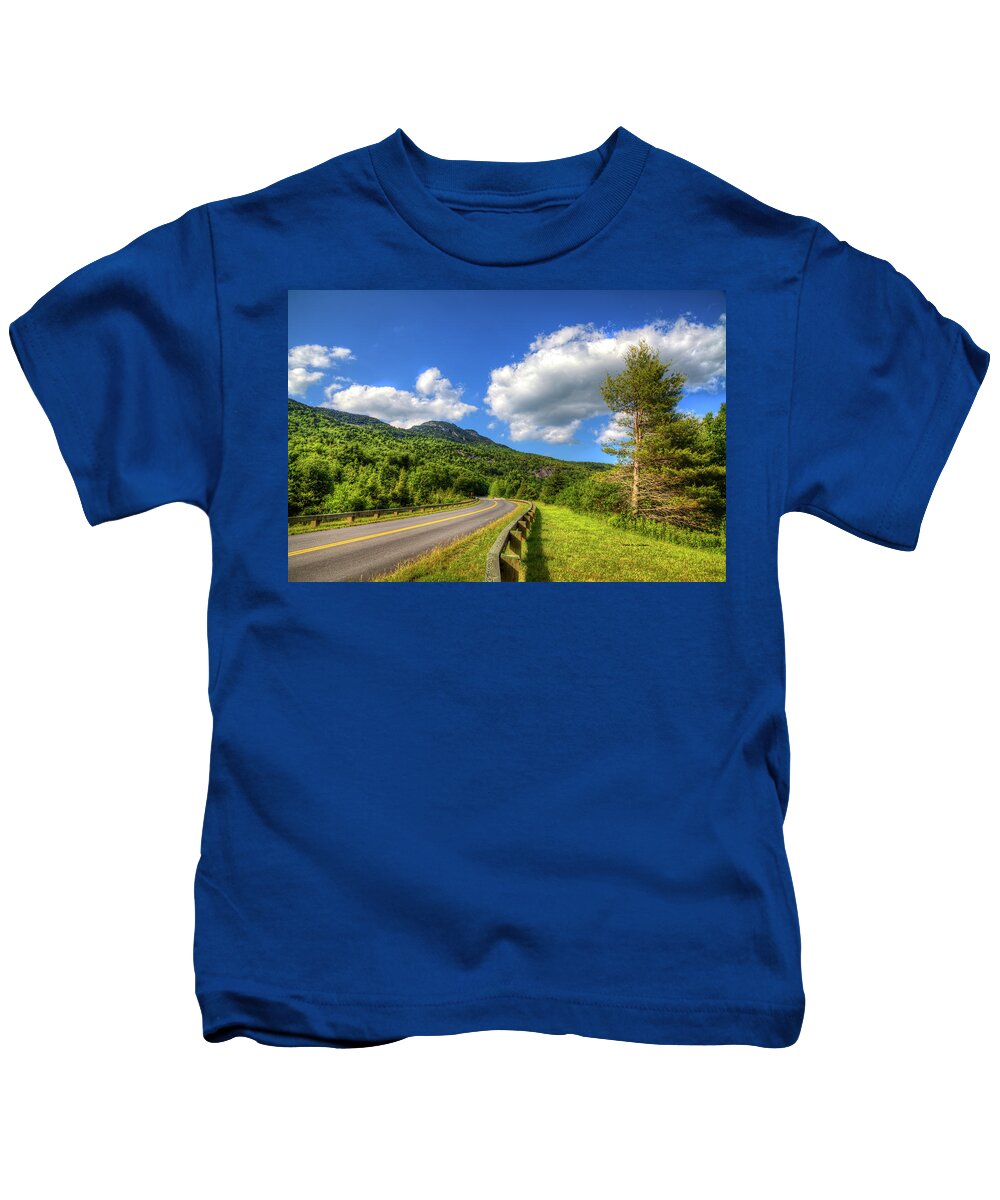 Blue Ridge Parkway Kids T-Shirt featuring the photograph Parkway Dreaming by Dale R Carlson