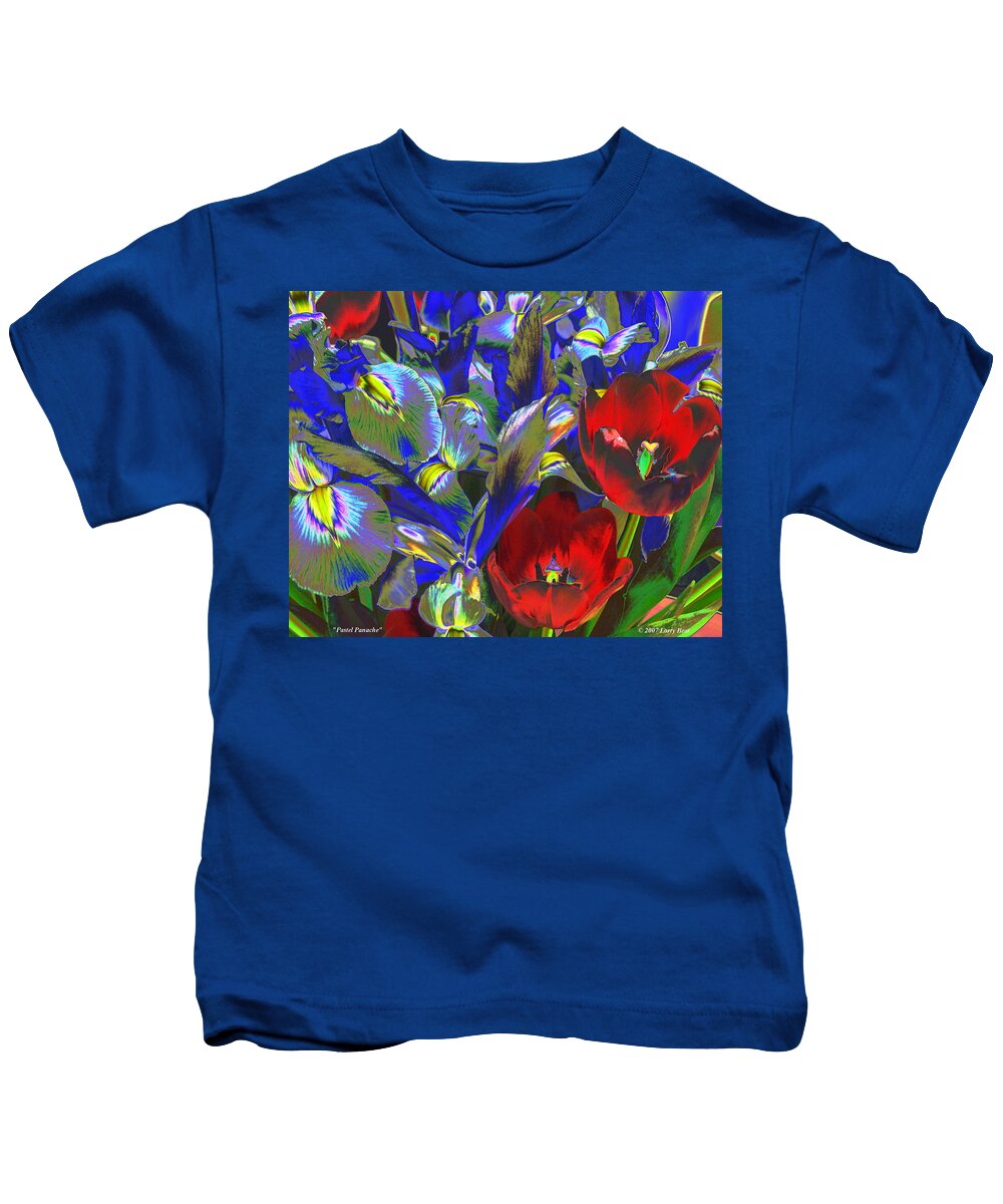 Flower Kids T-Shirt featuring the digital art Pastel Panache by Larry Beat