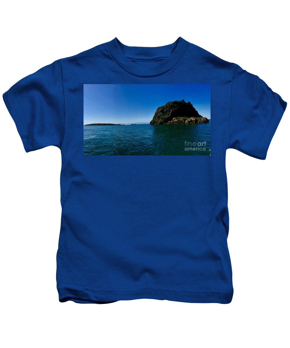 Ocean Kids T-Shirt featuring the photograph San Juan by Dennis Richardson