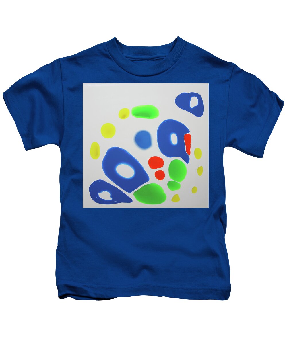 Colorful Kids T-Shirt featuring the painting Spring to Mind by Madeleine Arnett