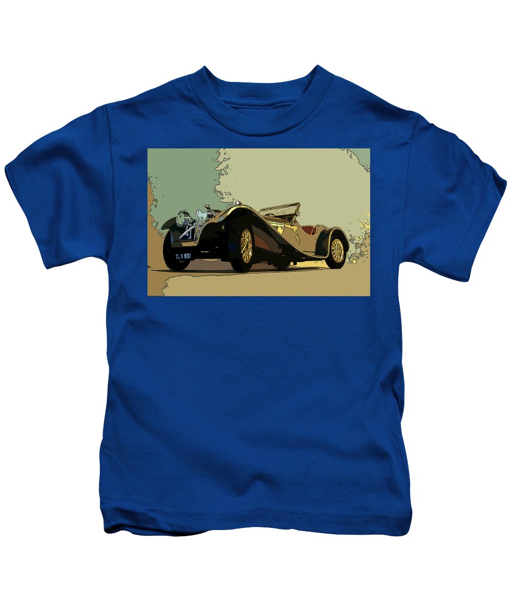 Sports Car Kids T-Shirt featuring the photograph Ss100 by James Rentz