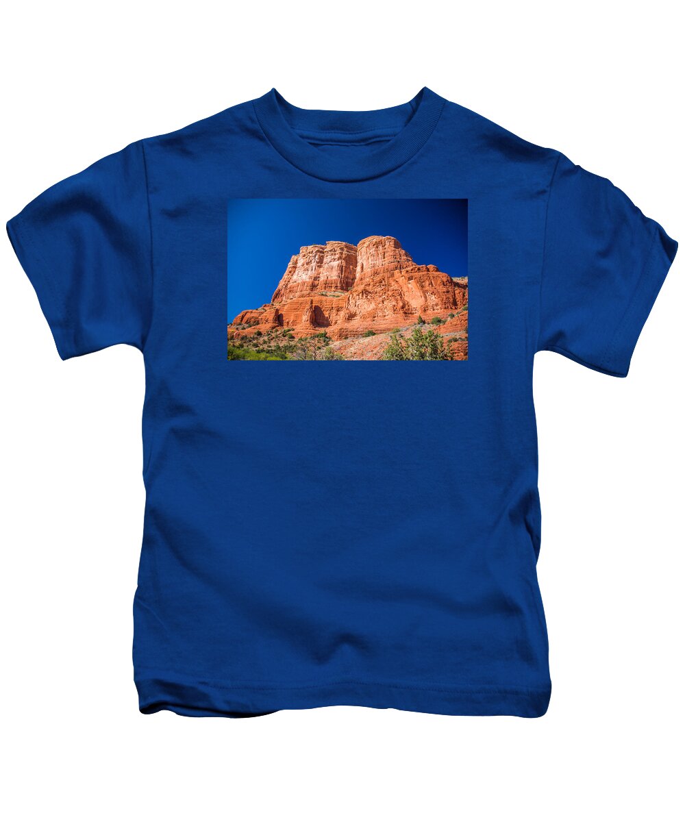 Sedona Kids T-Shirt featuring the photograph Standing Tall by Robert McKay Jones