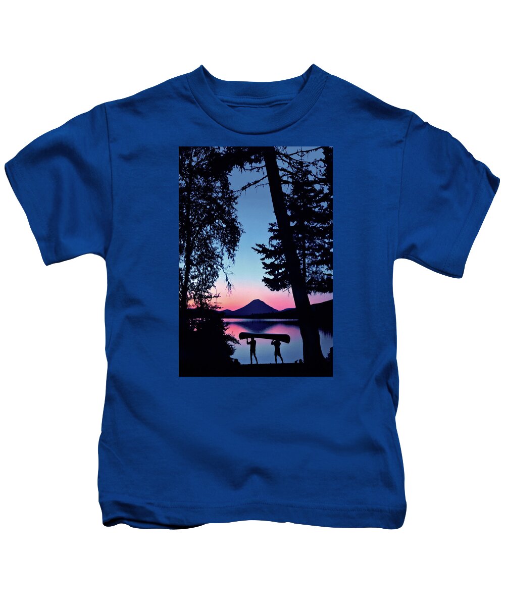 The Walkers Kids T-Shirt featuring the photograph The Power of Two by The Walkers