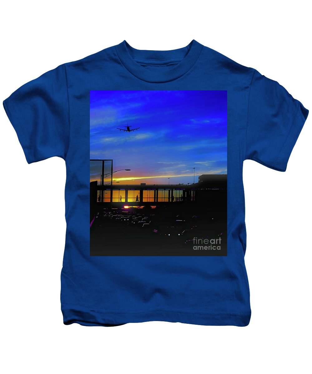 Cumberland Kids T-Shirt featuring the photograph Trains Planes and Automobiles by Tom Jelen