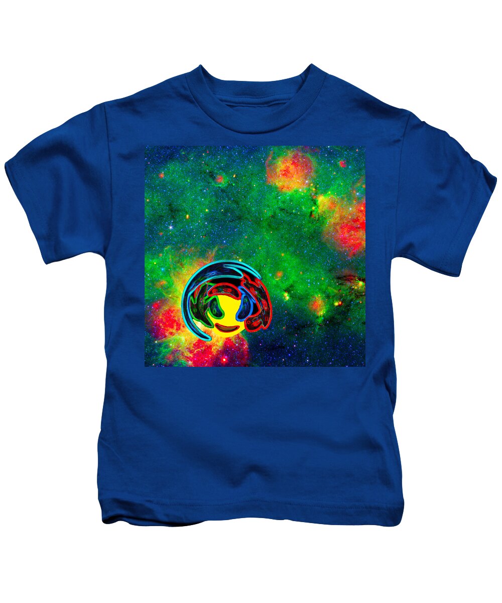 Found Kids T-Shirt featuring the digital art Watcher 2 by Bruce IORIO