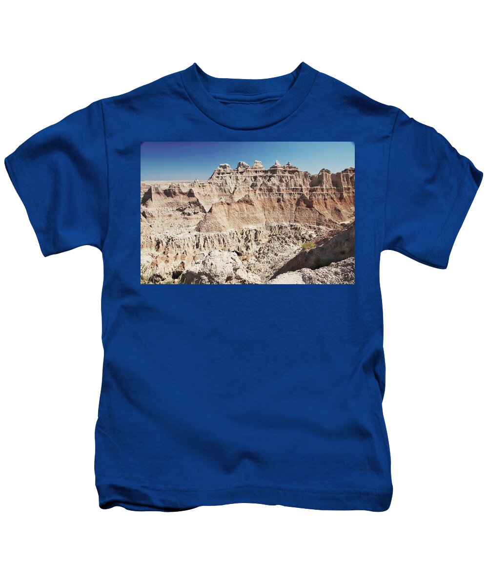 Badlands Kids T-Shirt featuring the photograph Badlands #3 by Susan Jensen