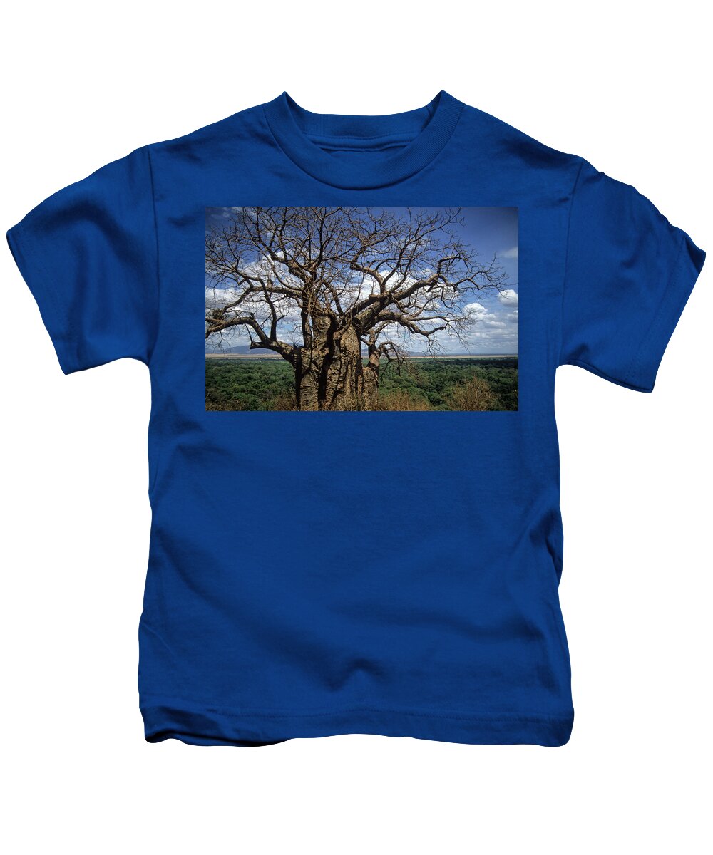 Tanzania Kids T-Shirt featuring the photograph Amazing Baobab by Patricia Gould