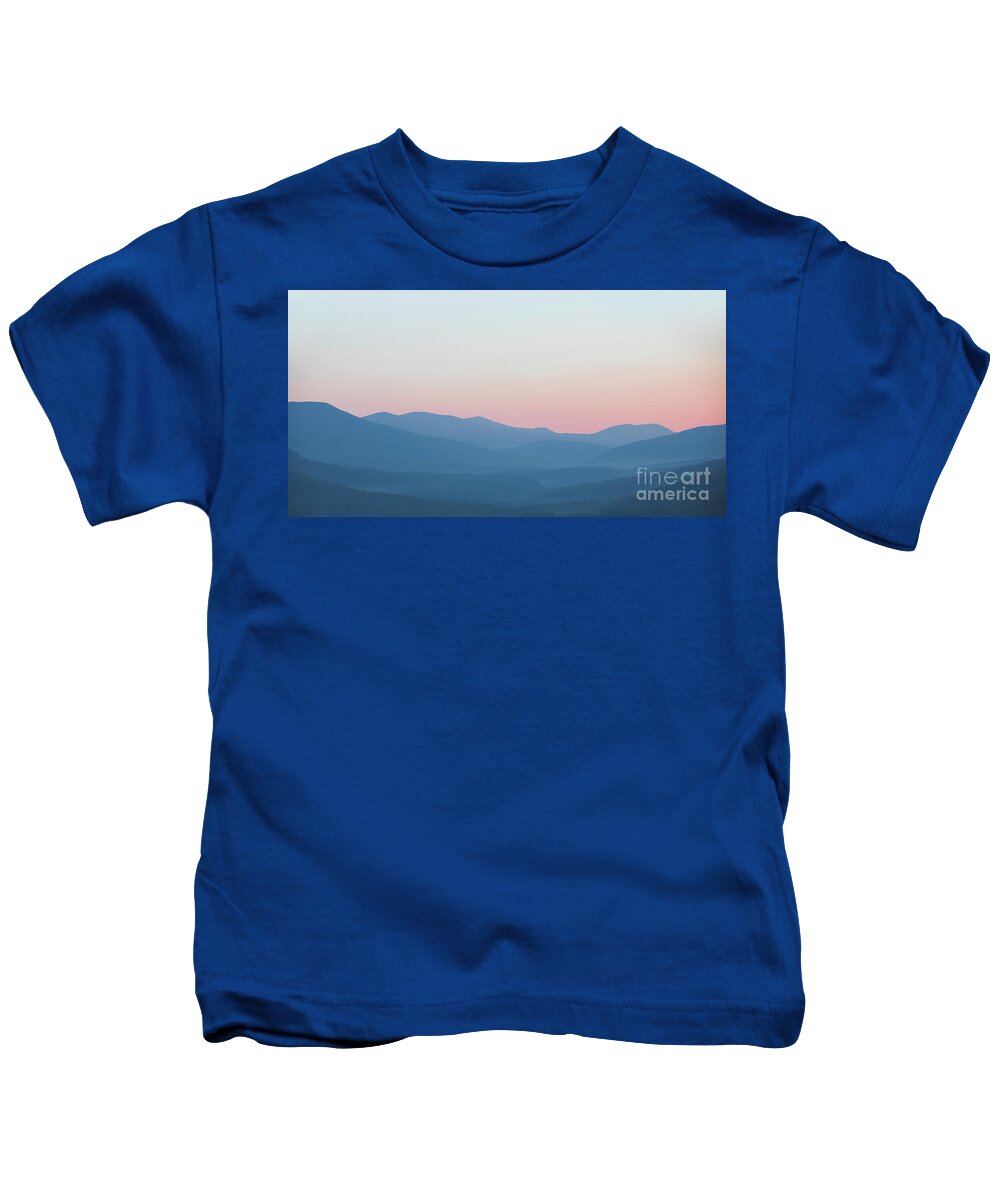 Mountains Kids T-Shirt featuring the photograph Pastel Mountains by Diane Diederich