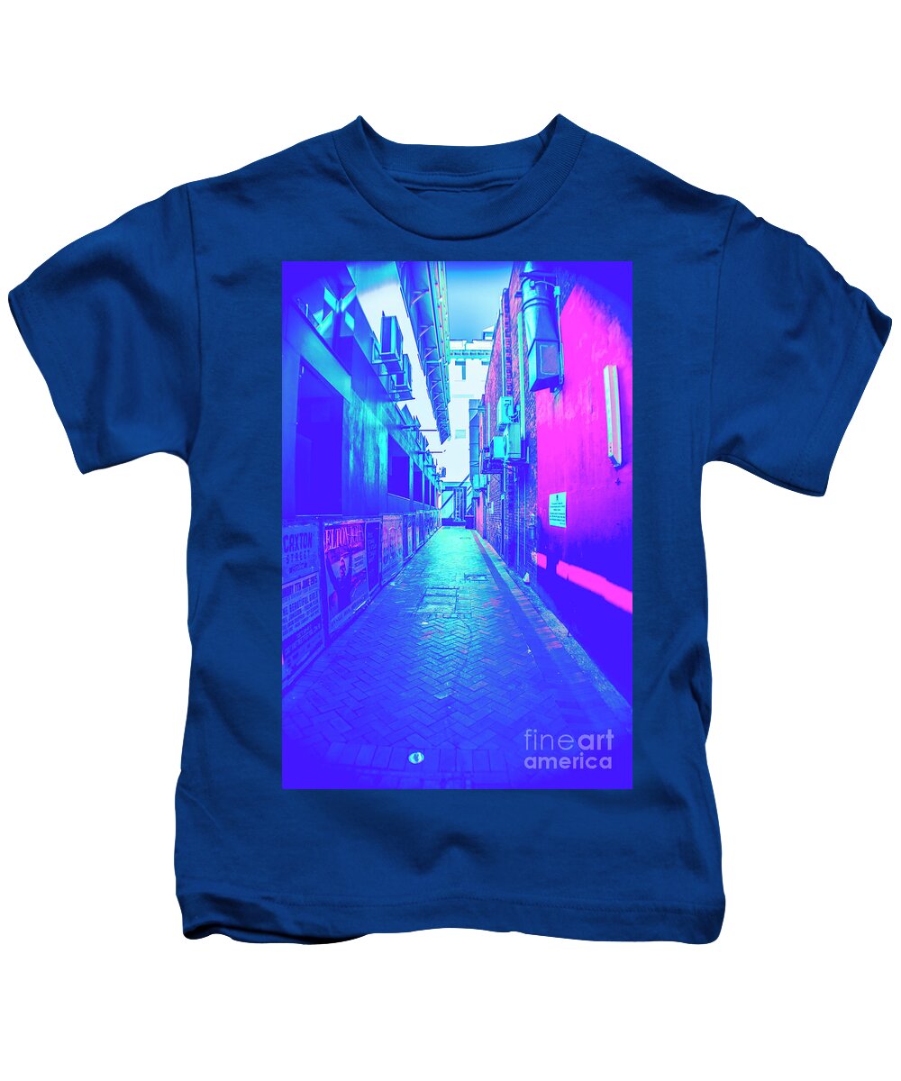 City Kids T-Shirt featuring the photograph Urban neon by Jorgo Photography