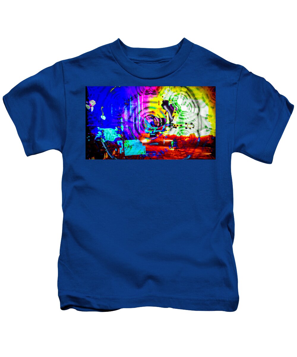Sunshine Coast Digital Artist Kids T-Shirt featuring the digital art Disconnected Series Passionate 2 by Joe Michelli