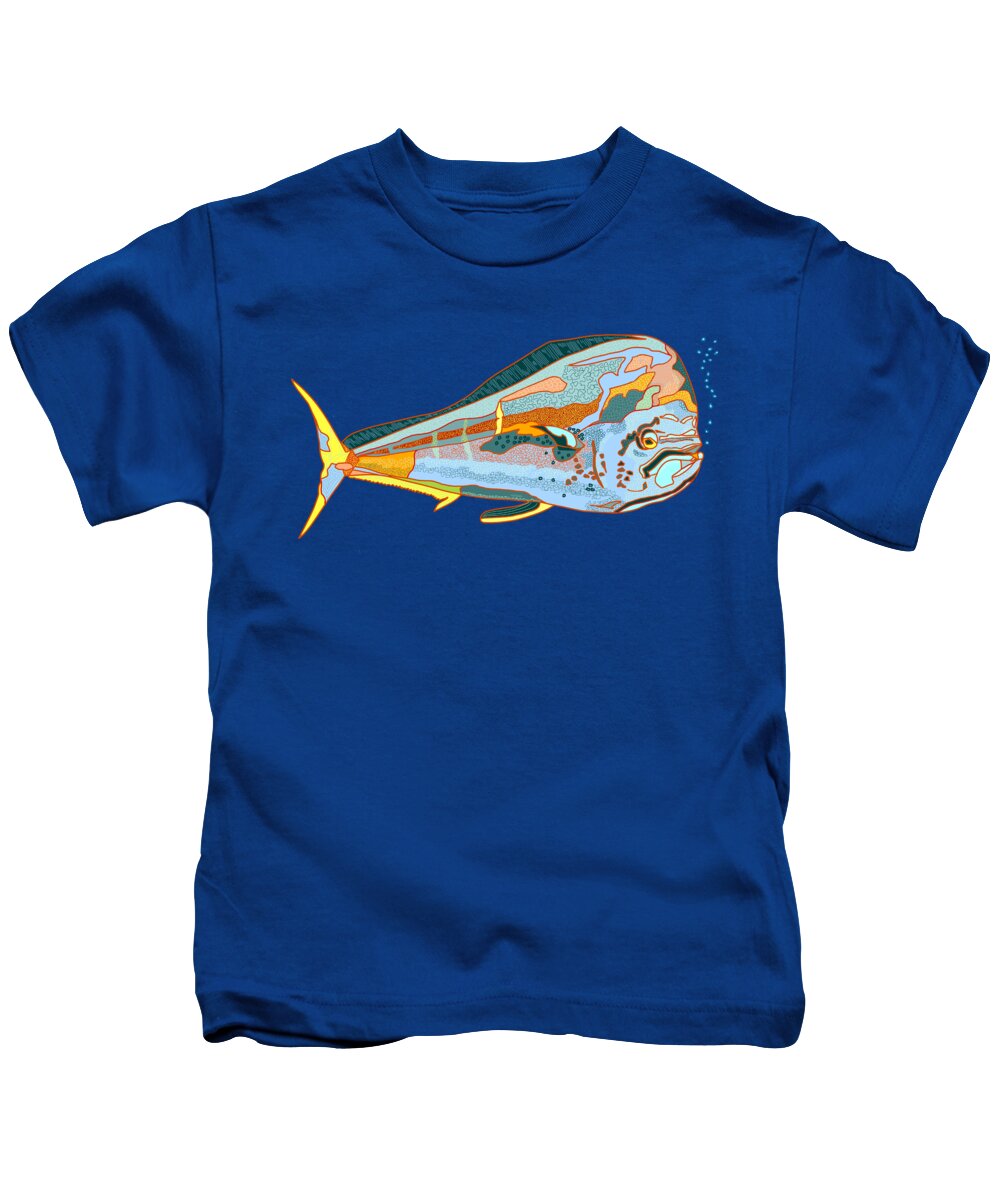 Dorado, Mahi-Mahi, Dolphin Fish Kids T-Shirt