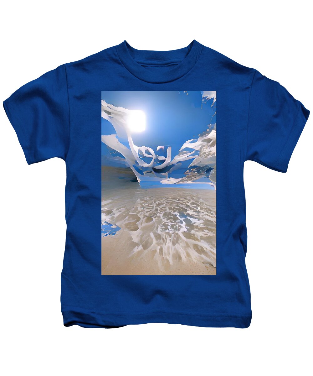  Kids T-Shirt featuring the digital art Hot and Cold by Rod Turner