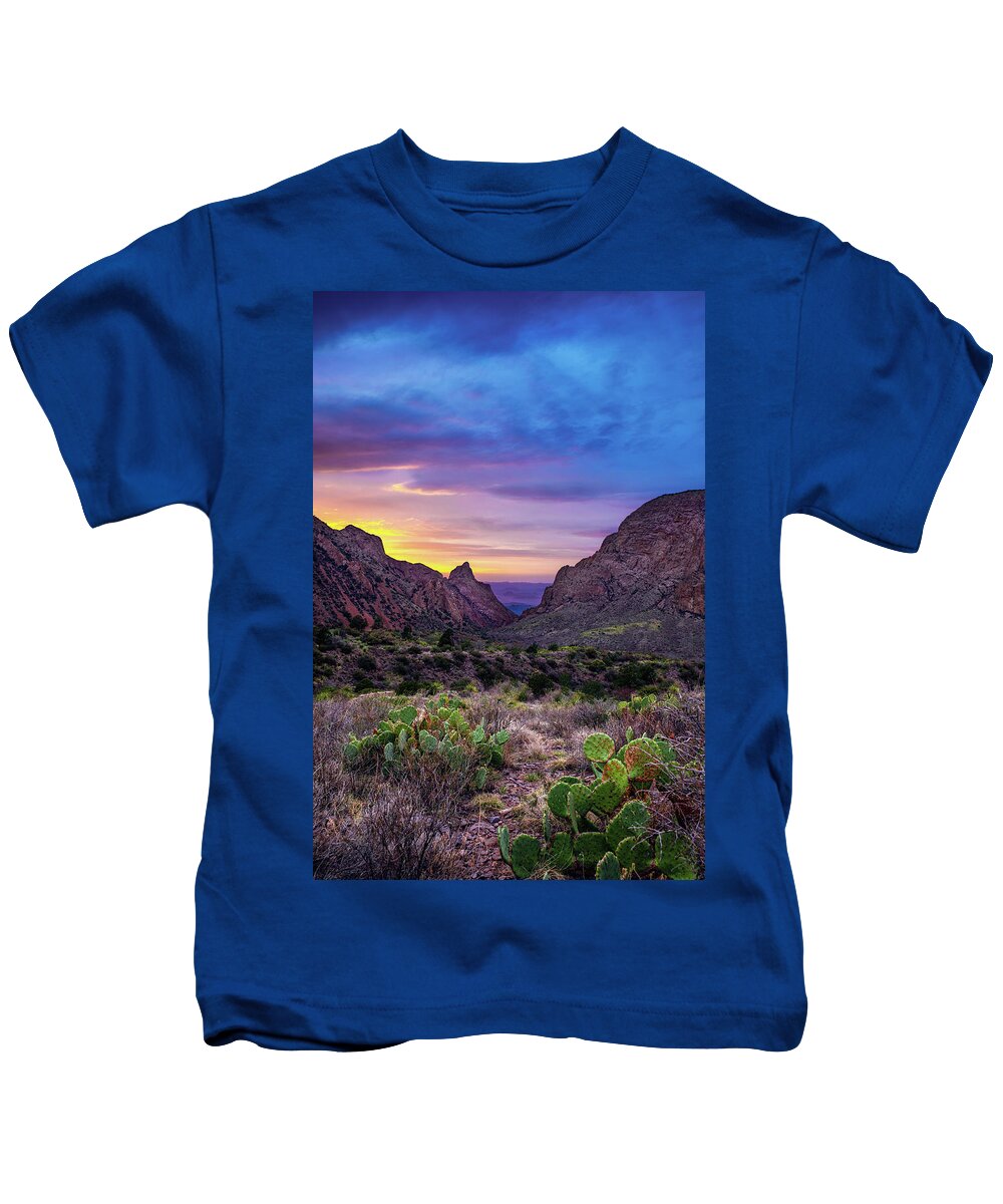 Big Bend National Park Kids T-Shirt featuring the photograph Out the Window by KC Hulsman