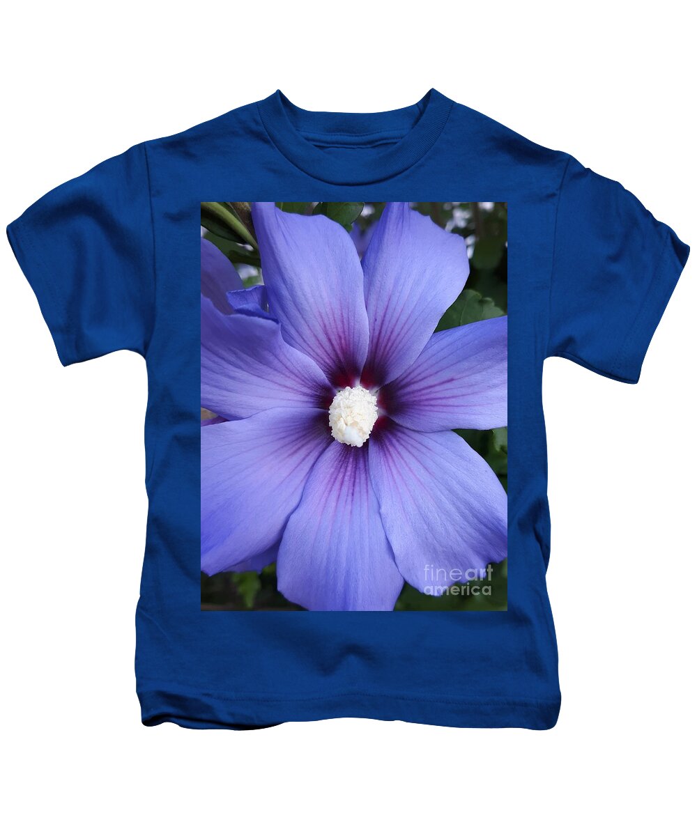 Flower Kids T-Shirt featuring the photograph Palaplu Violet Hibiscus by Harvest Moon Photography By Cheryl Ellis