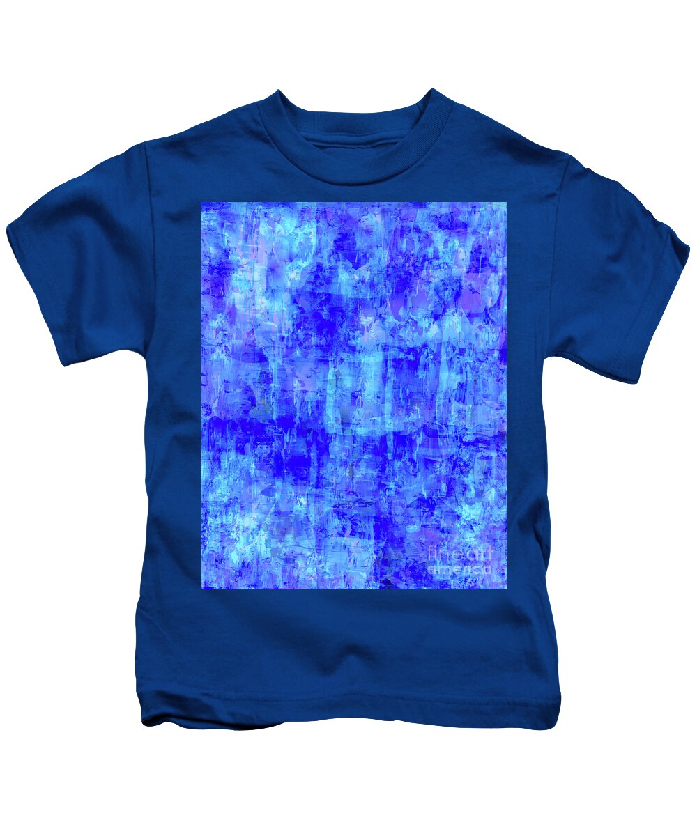 A-fine-art Kids T-Shirt featuring the mixed media Peace Like A River by Catalina Walker