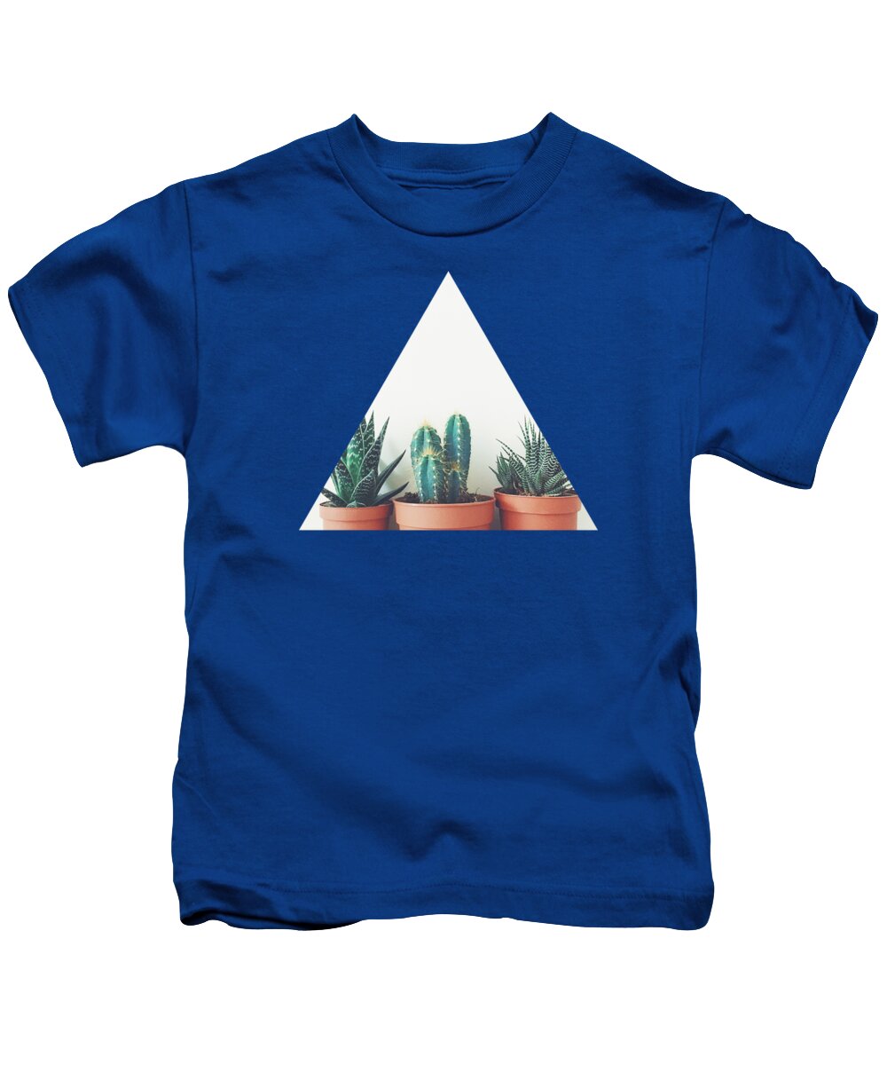 Plants Kids T-Shirt featuring the photograph Potted Plants by Cassia Beck