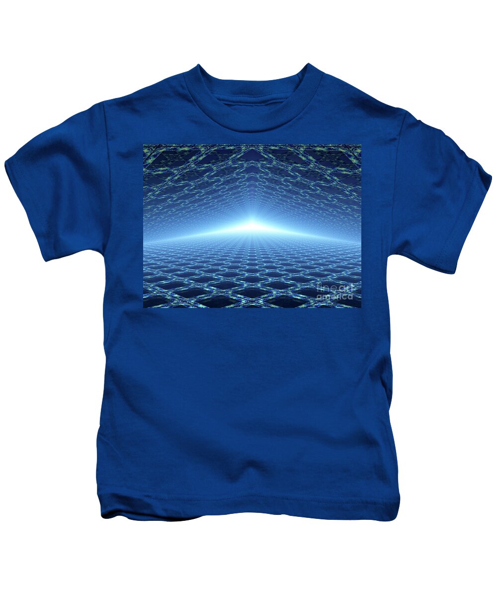 Space Kids T-Shirt featuring the digital art Space Transport by Phil Perkins