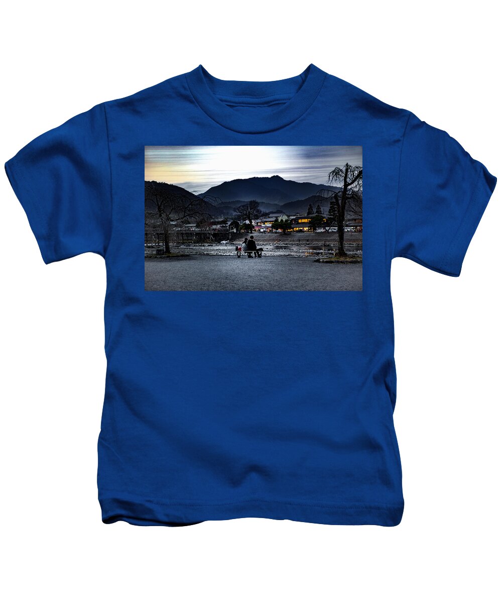 Lovers Kids T-Shirt featuring the photograph The lovers of Arashiyama by Worldwide Photography