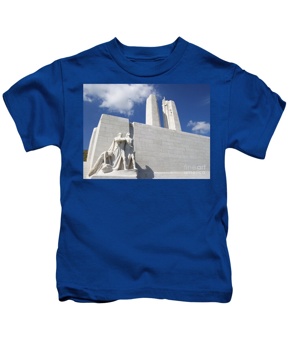 Veterans Kids T-Shirt featuring the photograph Vimy Ridge 10 by Mary Mikawoz