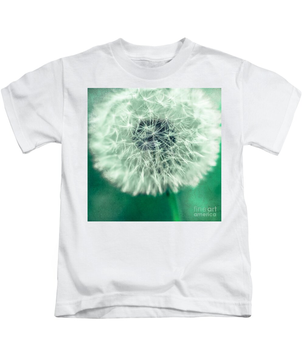 1x1 Kids T-Shirt featuring the photograph Blowball 1x1 by Hannes Cmarits
