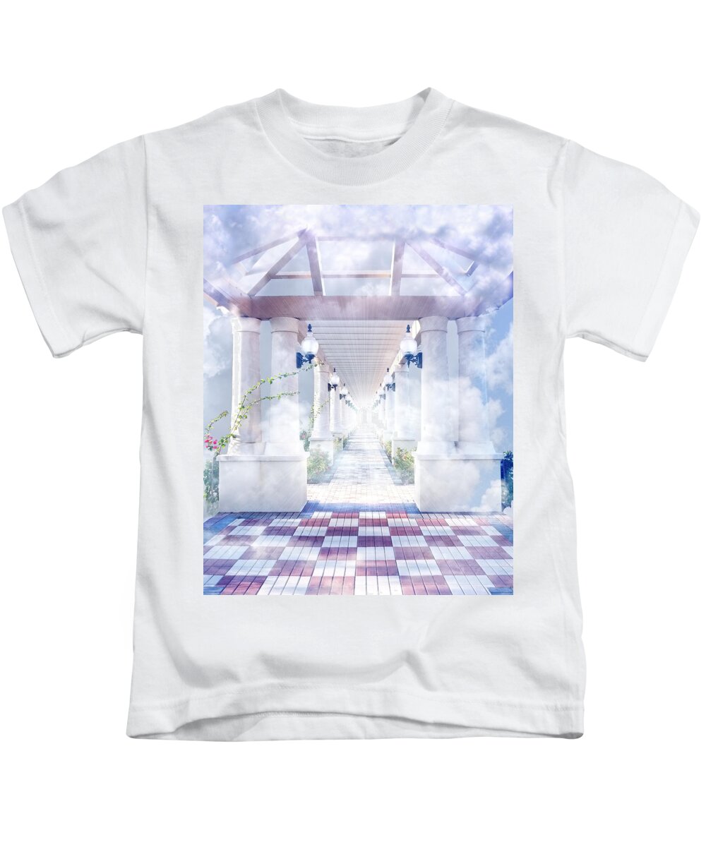 Surreal Kids T-Shirt featuring the photograph Gateway to Heaven by Rudy Umans