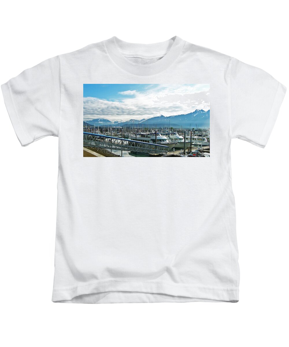 Alaska Kids T-Shirt featuring the photograph Seward Alaska by Aimee L Maher ALM GALLERY