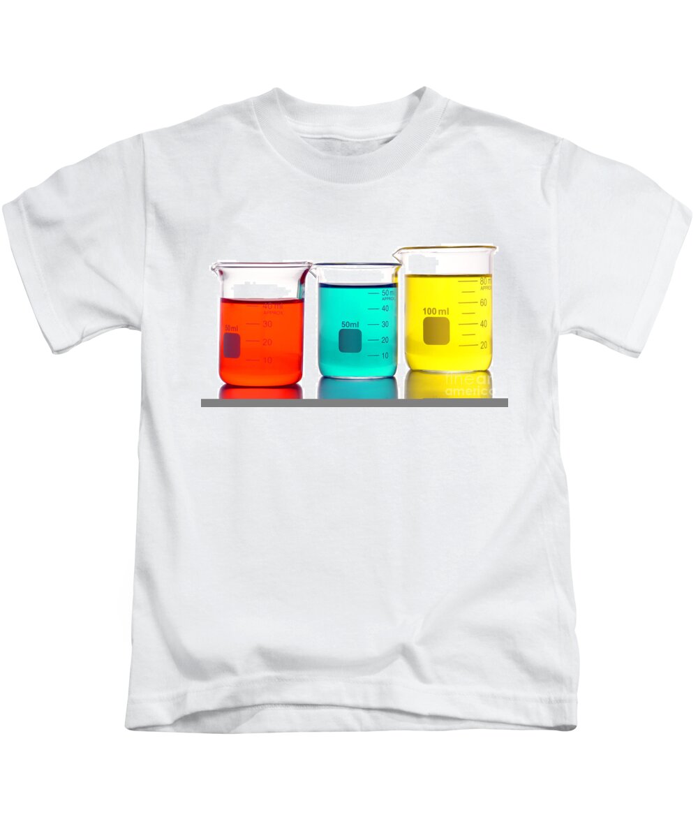 Beaker Kids T-Shirt featuring the photograph Laboratory Equipment in Science Research Lab #46 by Science Research Lab