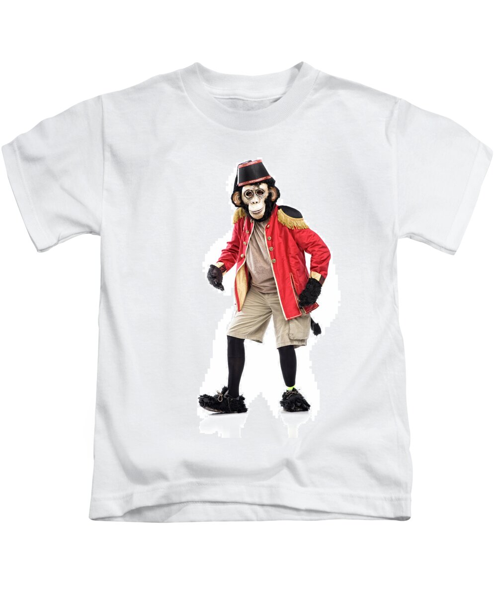 Animal Representation Kids T-Shirt featuring the photograph Studio Portraits - Santa Barbara #7 by Kevin Steele