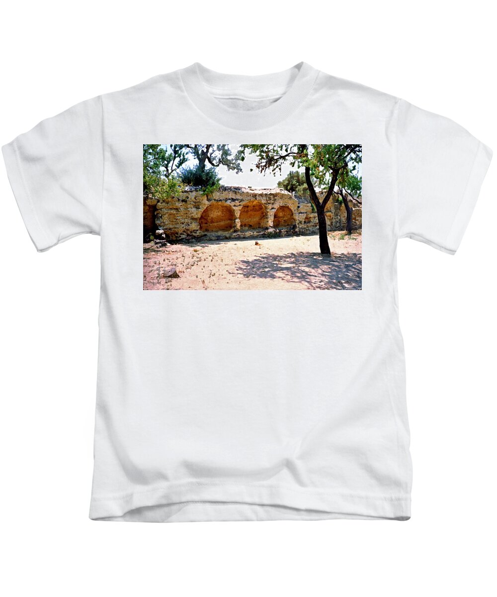 Italy Kids T-Shirt featuring the digital art Agrigento 4 by John Vincent Palozzi