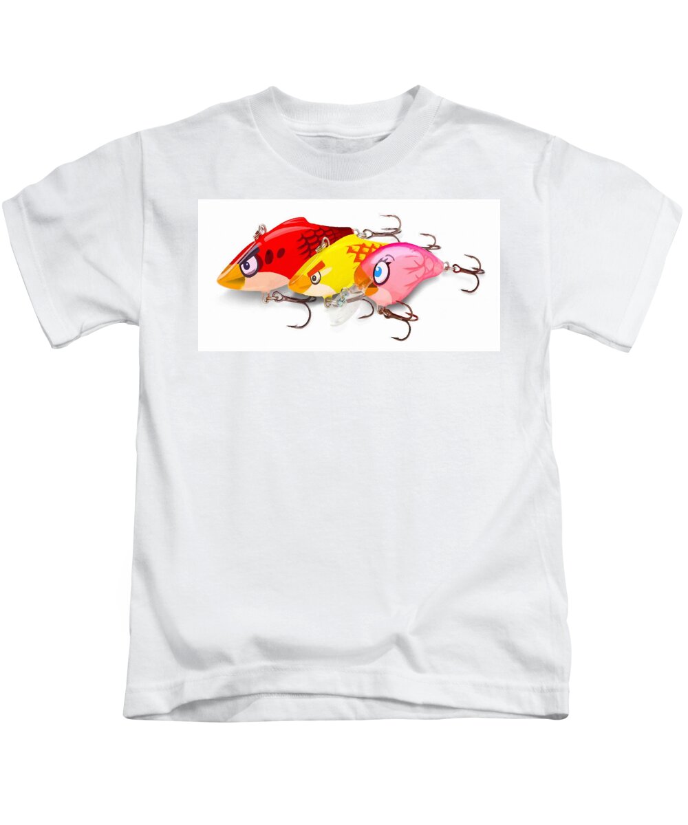 Angry bird Rapala Kids T-Shirt by Don Kuing - Fine Art America