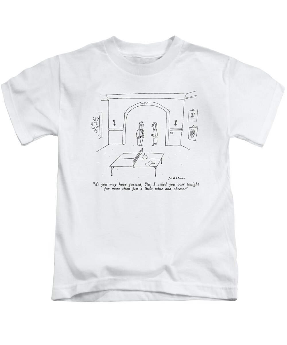 Dating Kids T-Shirt featuring the drawing As You May Have Guessed by Michael Maslin