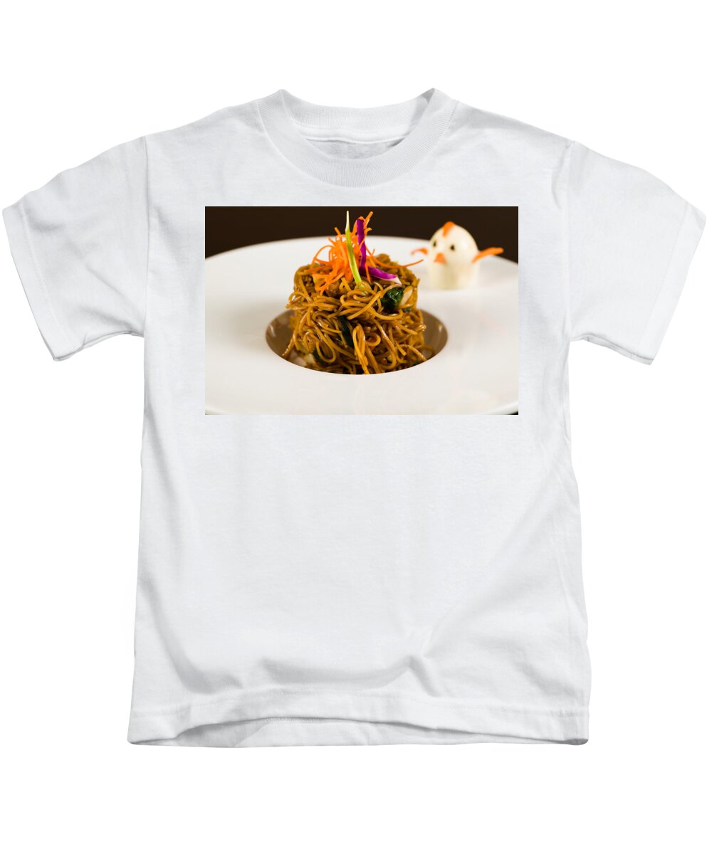 Asian Kids T-Shirt featuring the photograph Asian Noodles by Raul Rodriguez