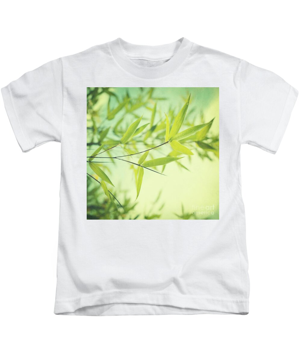 Bamboo Kids T-Shirt featuring the photograph Bamboo In The Sun by Priska Wettstein