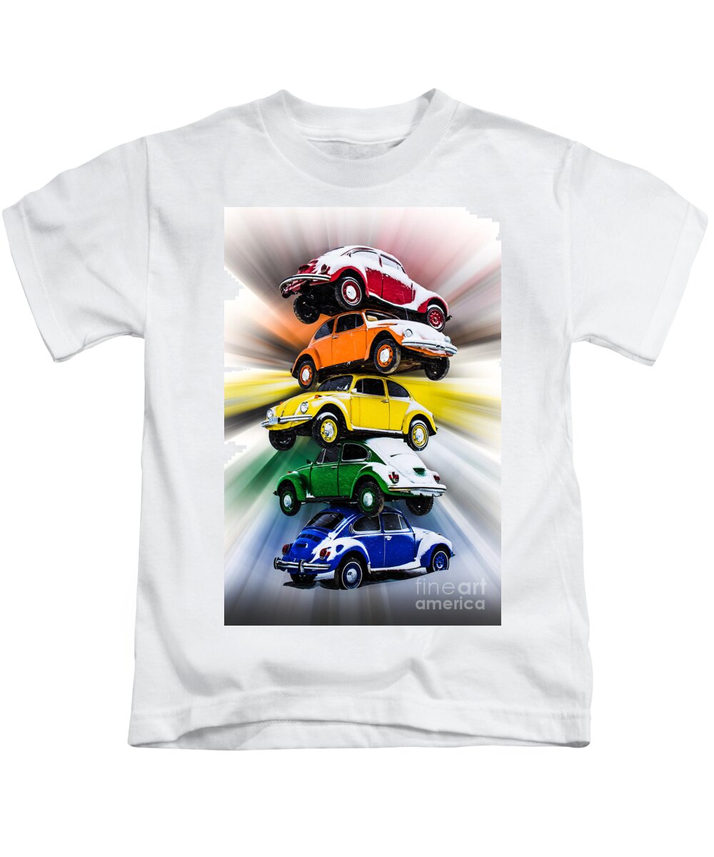 Defiance Kids T-Shirt featuring the photograph Beetle Kabob by Michael Arend