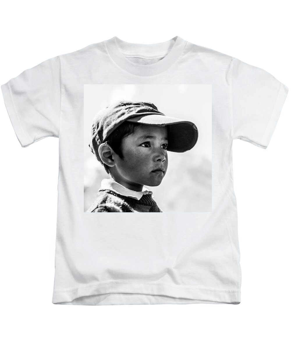 Beautiful Kids T-Shirt featuring the photograph Boy by Aleck Cartwright
