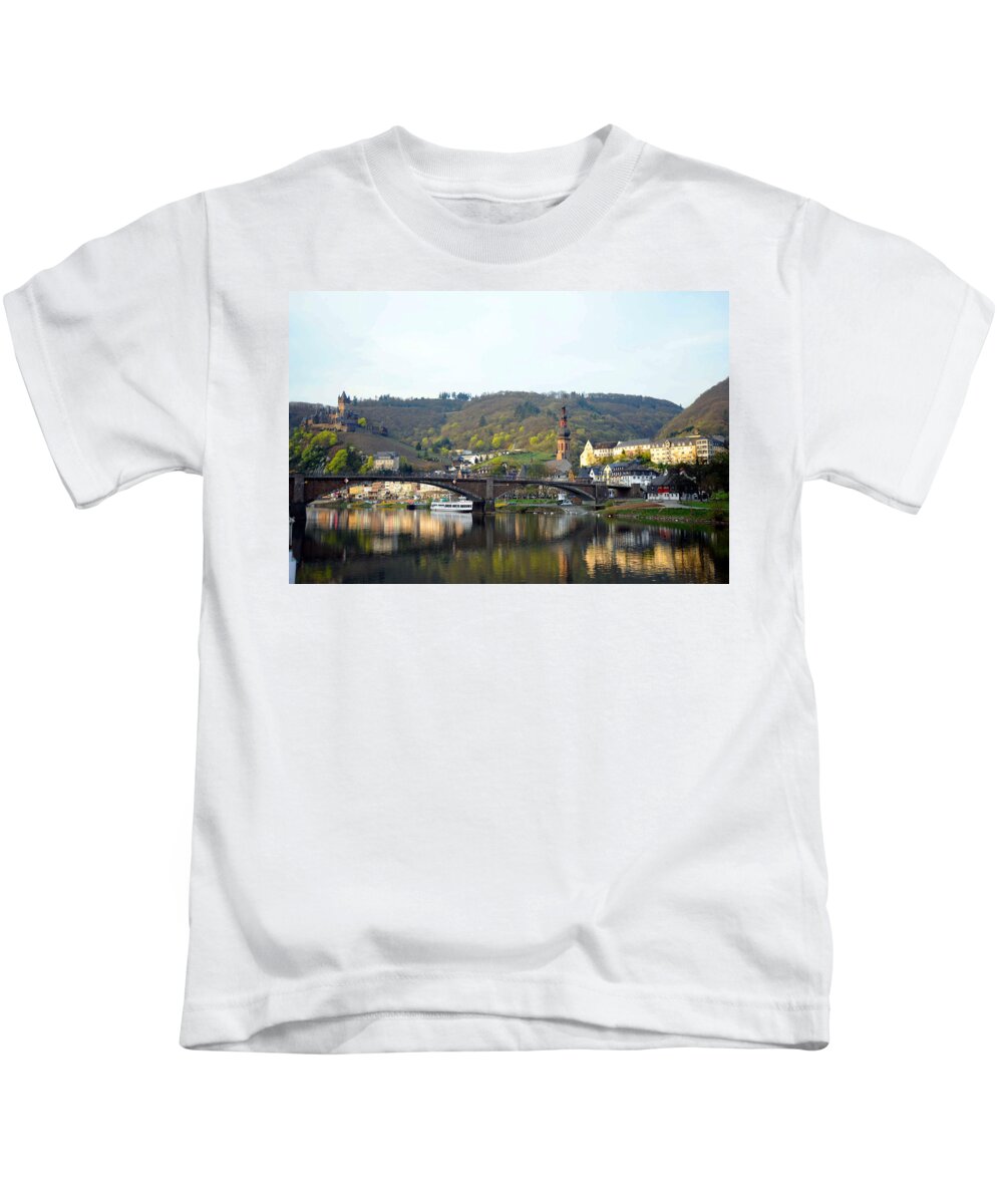 Europe Kids T-Shirt featuring the photograph Bridge Over Calm Waters by Richard Gehlbach