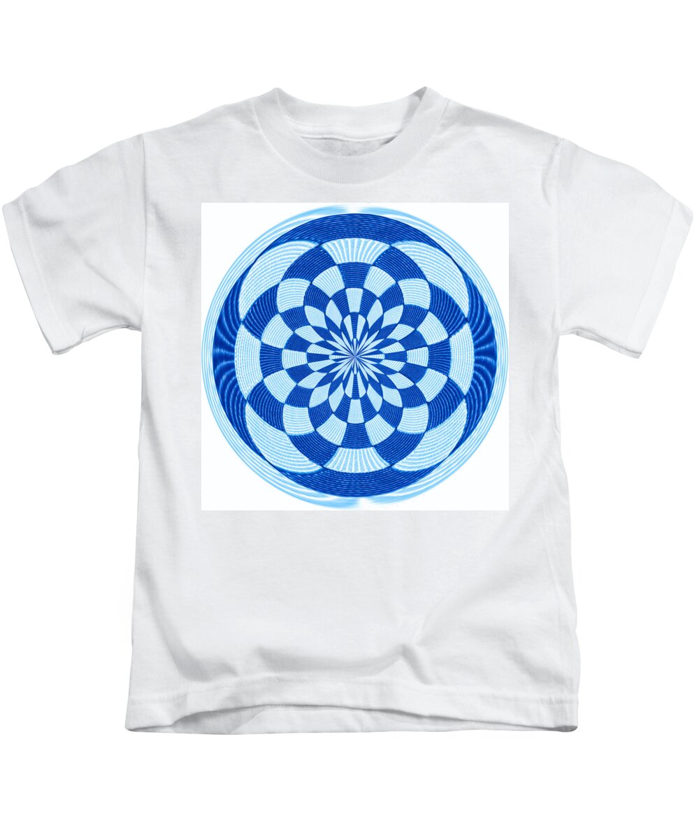 Orb Kids T-Shirt featuring the photograph Checkerboard Orb by Cathy Kovarik