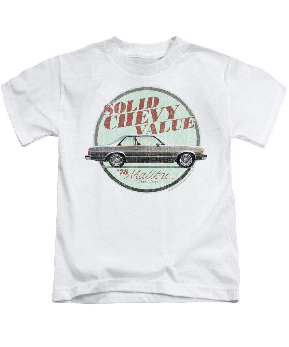  Kids T-Shirt featuring the digital art Chevrolet - Do The 'bu by Brand A