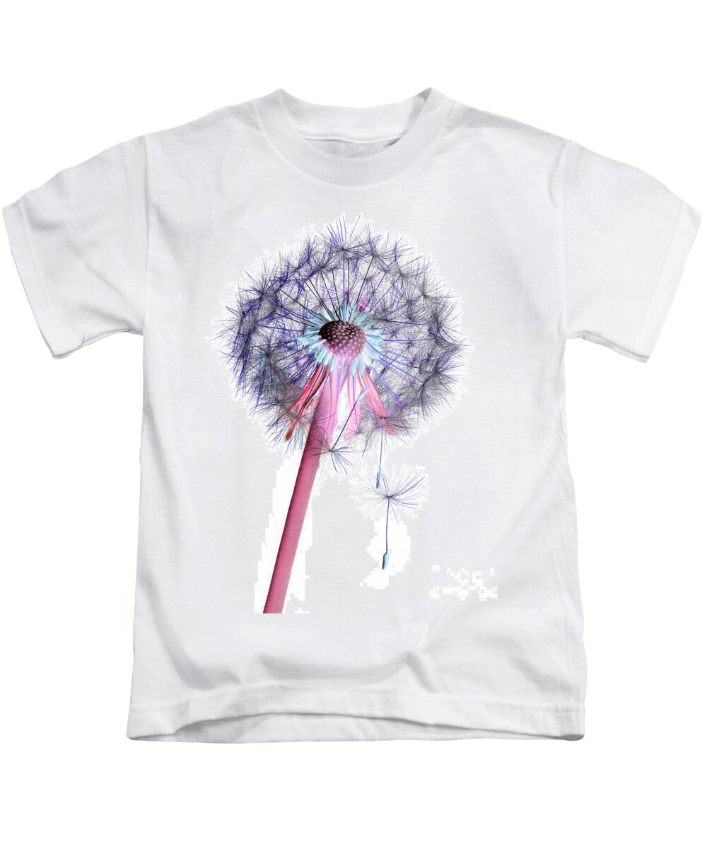Photo Kids T-Shirt featuring the photograph Dandelion Clock No.2 by Tony Mills