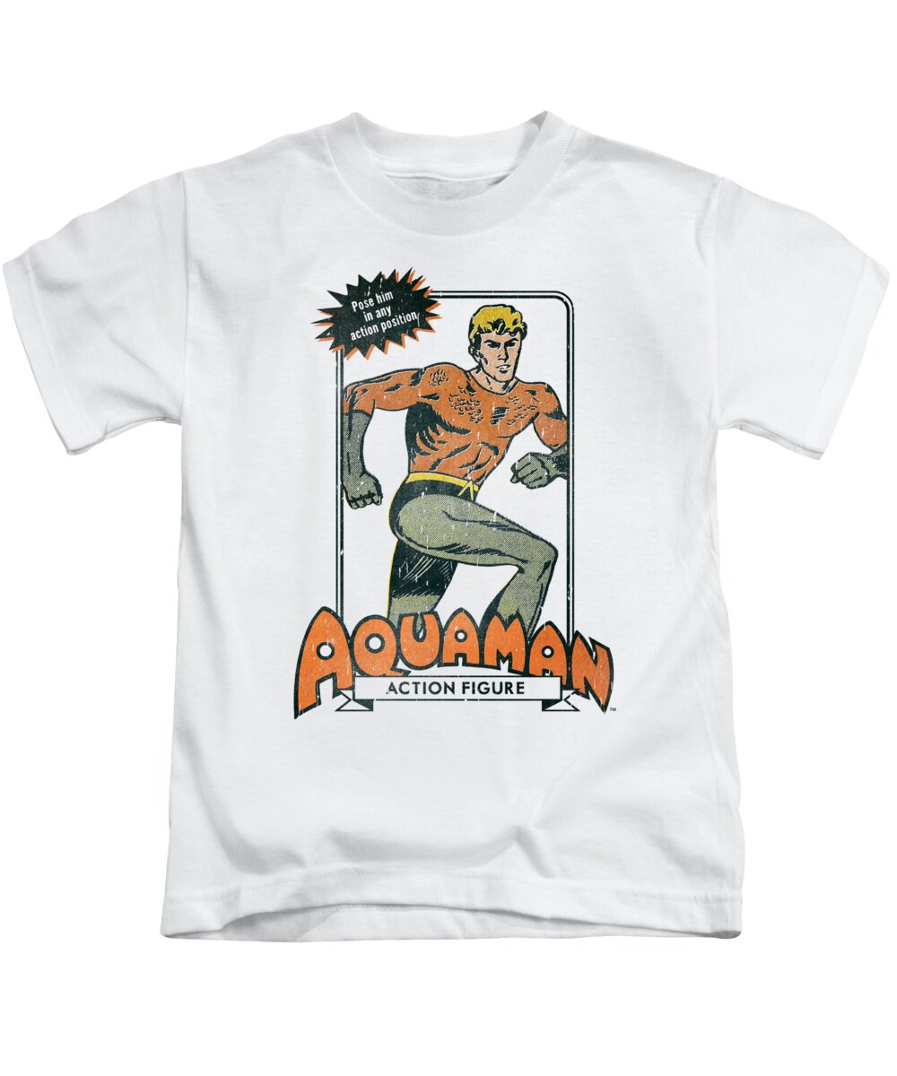  Kids T-Shirt featuring the digital art Dc - Am Action Figure by Brand A