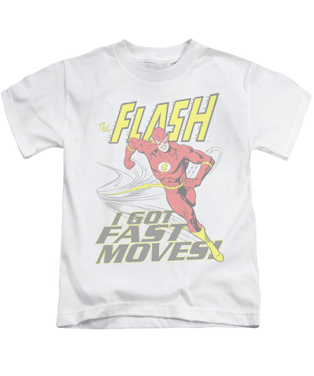  Kids T-Shirt featuring the digital art Dco - Fast Moves by Brand A